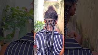 Bold twist hairstyle using yarn extension [upl. by Alenairam]