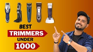 Top 5 Best Trimmers under 1000 in India 2023  Best Trimmer for men  For Both Men and Women [upl. by Gloriane800]