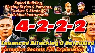 4222 Enhanced AttackingampDefensive Secret Individual Instructions Tactics Squad Build Up amp Strategy🤯 [upl. by Warram568]