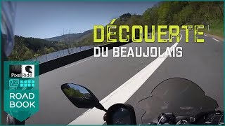 Roadbook n°3 Lyon  Beaujolais  Vlog moto Yamaha MT07 [upl. by Adnilev]