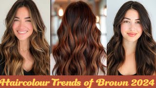 Trendy Brown Balayage Hair Colour ideasdark brown Hair Colours Trendsstylesforall haircolorideas [upl. by Hoppe317]