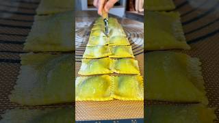 Making ravioli ricotta and spinach 🥟🌿 food foodie ravioli pasta [upl. by Pastelki]