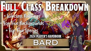 DampD 2024 Bard Full Class Breakdown [upl. by Elledoj]