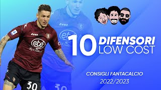 10 DIFENSORI LOW COST  CONSIGLI FANTACALCIO 2223 [upl. by Haskell]