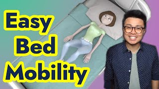 Bed Mobility with OneSided Weakness The Right Way [upl. by Yhtur]