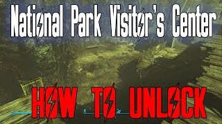 Fallout 4 Far Harbor DLC  National Park Visitors Center SETTLEMENT  HOW TO UNLOCK [upl. by Kalb]