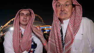 England fans in Doha react to 62 win over Iran [upl. by Eikcor]