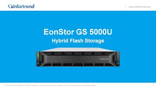 EonStor GS 5000U Hybrid Flash Unified Storage Product Introduction [upl. by Ittak519]