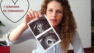 semana 7 de embarazo  7 weeks pregnancy vlog amp belly [upl. by Ahsitruc]