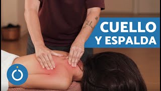 Masaje RELAJANTE de CUELLO y ESPALDA 😴 Masaje ANTIESTRÉS Cuello y Espalda [upl. by Roberta]