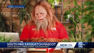 South Milwaukee unveils new mascot a sasquatch named Sam [upl. by Naj]