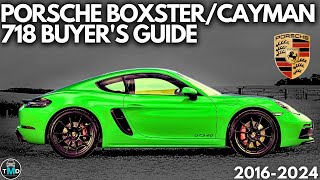 Porsche 718 Boxster  Cayman Buyers Guide 982 20162024 Common faults and reliability [upl. by Frere]