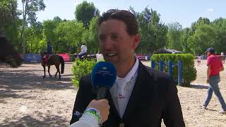 Winners Interview With Simon Delestre  CSI5 145m Madrid [upl. by Rafat830]