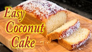 Coconut cake simple easy and quick to make [upl. by Sivram]