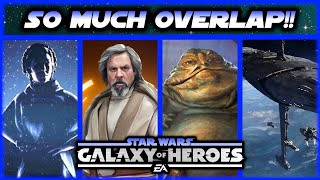 Galactic Legend Leia Farming Overlaps SO MUCH With Other SWGOH Farms bonus  I Desire CHAOS [upl. by Krauss]