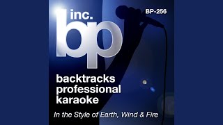 September Karaoke Instrumental Track In the Style of Earth Wind and Fire [upl. by Nnylorac]