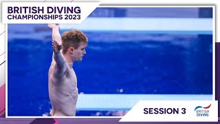 British Diving Championships 2023 Session 3 [upl. by Tryck]