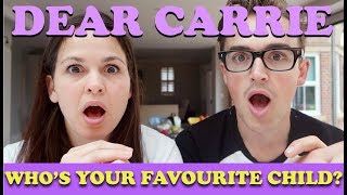 Whos Your Favourite Child Quick Fire Questions with Tom  DEAR CARRIE [upl. by Aicemaj]