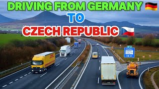 Driving from Germany to the Czech Republic  A Journey Through Europes Heart [upl. by Anelak]