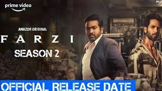 Farzi Season 2 Release Date Confirm Prime Video farzi [upl. by Ennoved]