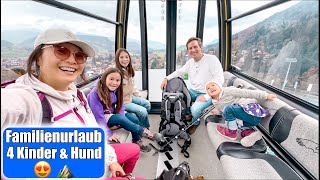 Urlaub mit 4 Kindern amp Hund 😍 Gondel fahren amp wandern Alpen Familien VLOG Mamiseelen [upl. by Amalita191]