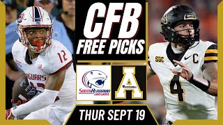 SOUTH ALABAMA vs APPALACHIAN STATE CFB Picks amp Prediction  College Football Free Picks Today [upl. by Notnats318]