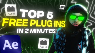 TOP 5 Free Plugins you need in 2024 After Effects [upl. by Wesle]