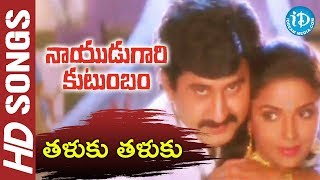 Nayudu Gari Kutumbam Movie Songs  Thaluku Thaluku Song  Krishnam Raju  Suman  Sanghavi [upl. by Hamil224]