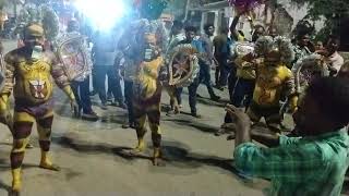 Vizianagaram Butchanna koneru Puli veshalu at Bheemili festival  Kalla Gowri9951253992 [upl. by Nesyla248]