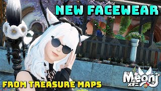 FFXIV New Facewear From Treasure Maps  71 [upl. by Suillenroc229]