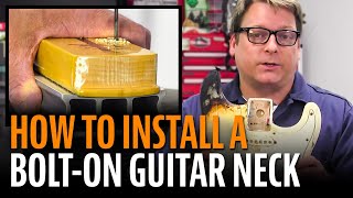 How to install a bolton neck [upl. by Schrader]