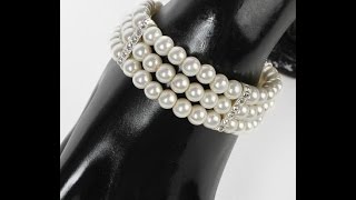 Pearl Wrist Corsage Bracelet [upl. by Swaine]