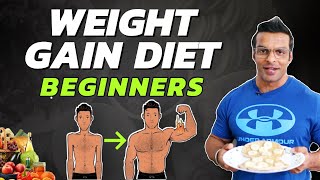 Weight Gain Diet For Beginners  Full Day Diet Plan  Yatinder Singh [upl. by Wolgast]