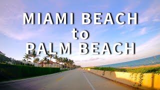 MIAMI BEACH to PALM BEACH MarALago ～Across America～ [upl. by Eiralc751]