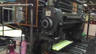 MC Industrial Consulting TwoColour Printing Press brand Crabtree mod Marquess [upl. by Sabec]