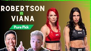 UFC 297  Gillian Robertson vs Polyana Viana PREDICTION [upl. by Inalawi]