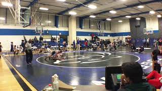 V Wrestling vs Byram JJEF Mamaroneck Mat 1 [upl. by Nnahtur815]