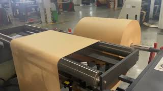 ROKIN brand high quality paper bag making machine with flat handle [upl. by Pero]