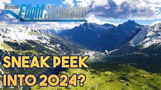 Microsoft Flight Simulator  A GLIMPES INTO MSFS 2024 [upl. by Bobbe]