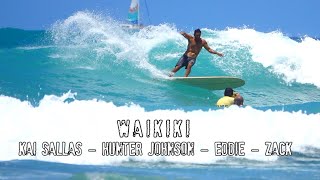 Waikiki Kai SallasHunter JohnsonEddieZack [upl. by Odnalro]