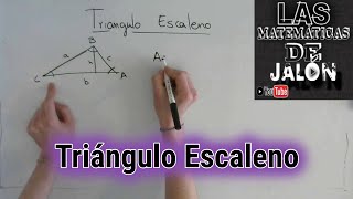 El Triangulo Escaleno  ÁREA  PERÍMETRO  FORMULAS [upl. by Doowle]