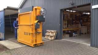 Bramidan Baler B6030 fits through an 8 foot dock door [upl. by Mylo862]