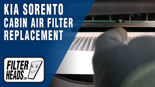 How to Replace Cabin Air Filter 2020 Kia Sorento AQ1255 [upl. by Girish]