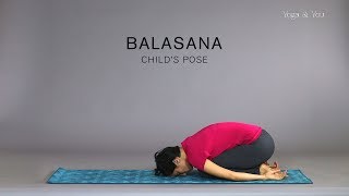 Beginners Yoga How to do Balasana  Childs Pose [upl. by Illil]