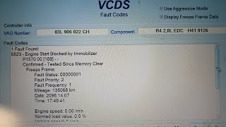 Removing p1570 start blocked by immobiliser fault code permanently [upl. by Gnoc59]