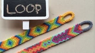 DIY Easy beginning LOOP for friendship bracelets  handmade crafts  Creative Twins [upl. by Aiyot]