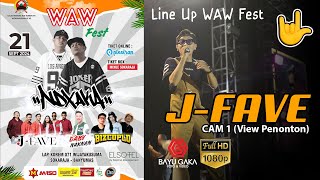 JFAVE Live Wide View Penonton VIP Venue  WAW FEST NDX AKA SOKARAJA [upl. by Halullat360]