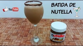 BATIDA DE NUTELLA [upl. by Piotr436]