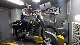 2022 Suzuki DRZ400S Dyno Test [upl. by Sukramal]