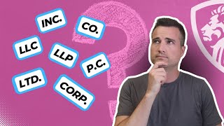 The difference between Inc Ltd Corp LLP and LLC [upl. by Laurin342]